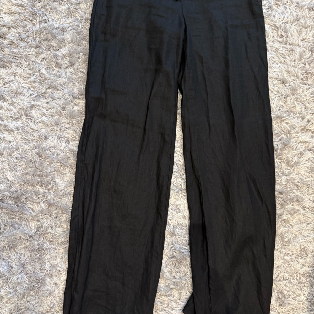 long tall sally Black Dress Pants - Straight Fit
